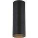 Lorna LED 4.38 inch Black Flush Mount Ceiling Light