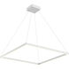 Piazza Pendant Ceiling Light in White