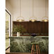 Bowery LED 14.13 inch Vintage Brass Pendant Ceiling Light