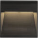 Casa LED 8.5 inch Black Exterior Wall/Step Light