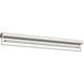 Mondrian LED 3.25 inch Brushed Nickel Semi-Flush Mount Ceiling Light