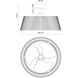 Isla 23.13 inch Matte Black Ceiling Fan in Matte Black and Braided Rope