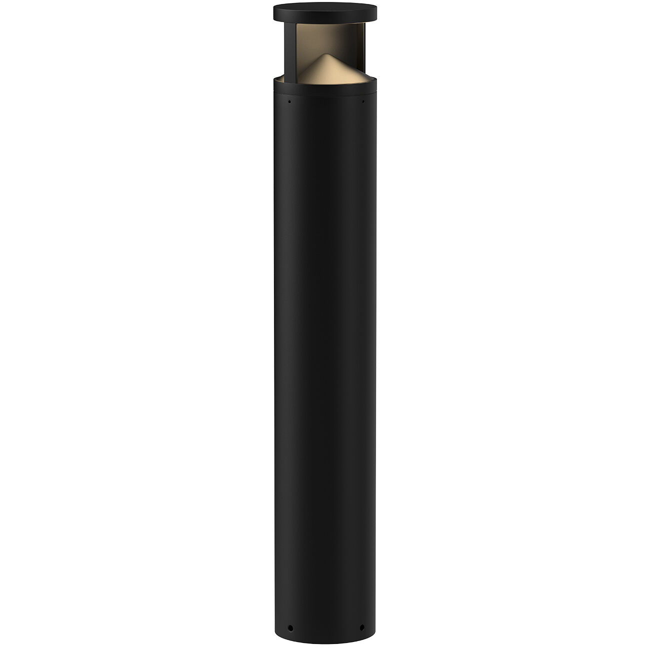 Dover 120-277V 24.00 watt Black Exterior Bollard