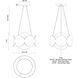 Ciel 1 Light 10.13 inch Brushed Gold Chandelier Ceiling Light