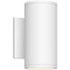 Nordic LED 7 inch White Exterior Wall Light
