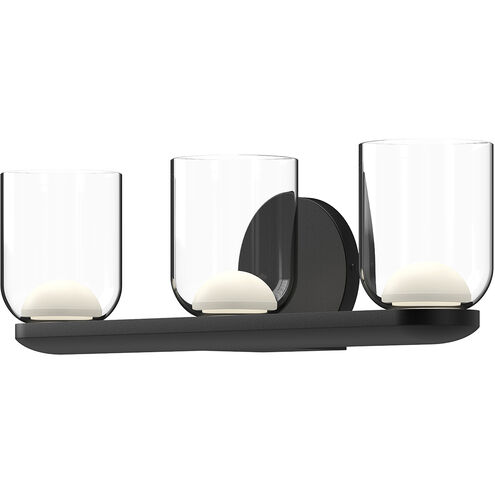 Cedar LED 19.88 inch Black Bath Vanity Light Wall Light