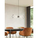 Motif LED 5.63 inch Black Linear Pendant Ceiling Light