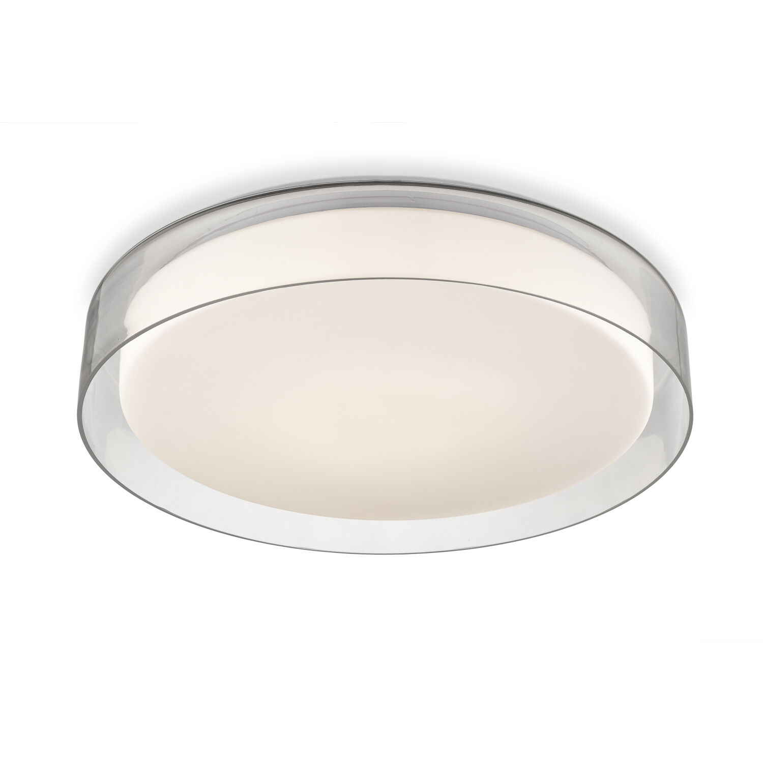 Aston LED 18 inch Clear Flush Mount Ceiling Light