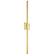 Vega LED 1 inch Brushed Gold ADA Wall Sconce Wall Light