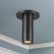 Mason LED 2.25 inch Urban Bronze Semi-Flush Mount Ceiling Light
