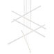 Vega LED 0.75 inch White Multi Pendant Ceiling Light