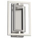 Mondrian LED 8 inch Brushed Nickel Semi-Flush Mount Ceiling Light
