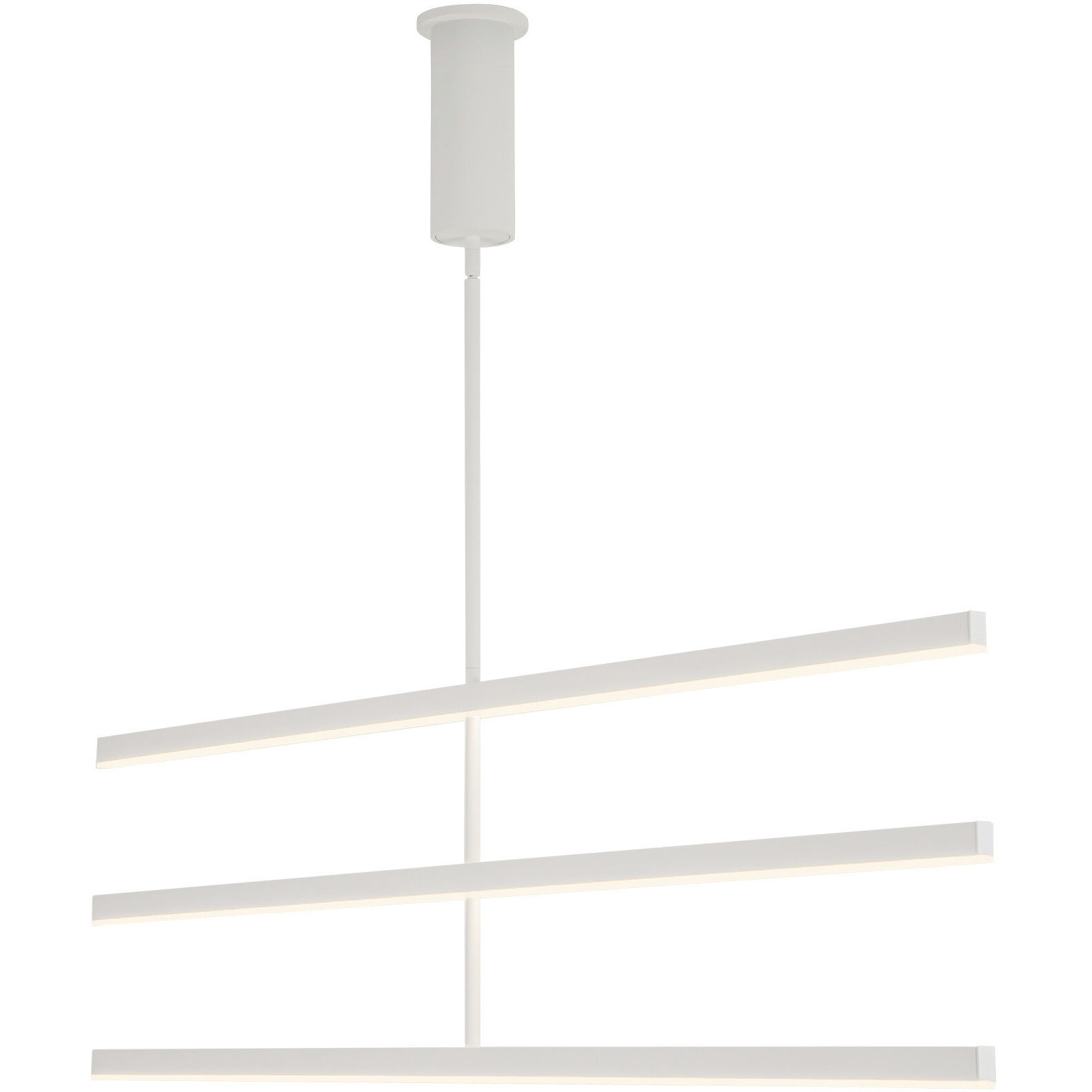 Vega LED 0.75 inch White Chandelier Ceiling Light