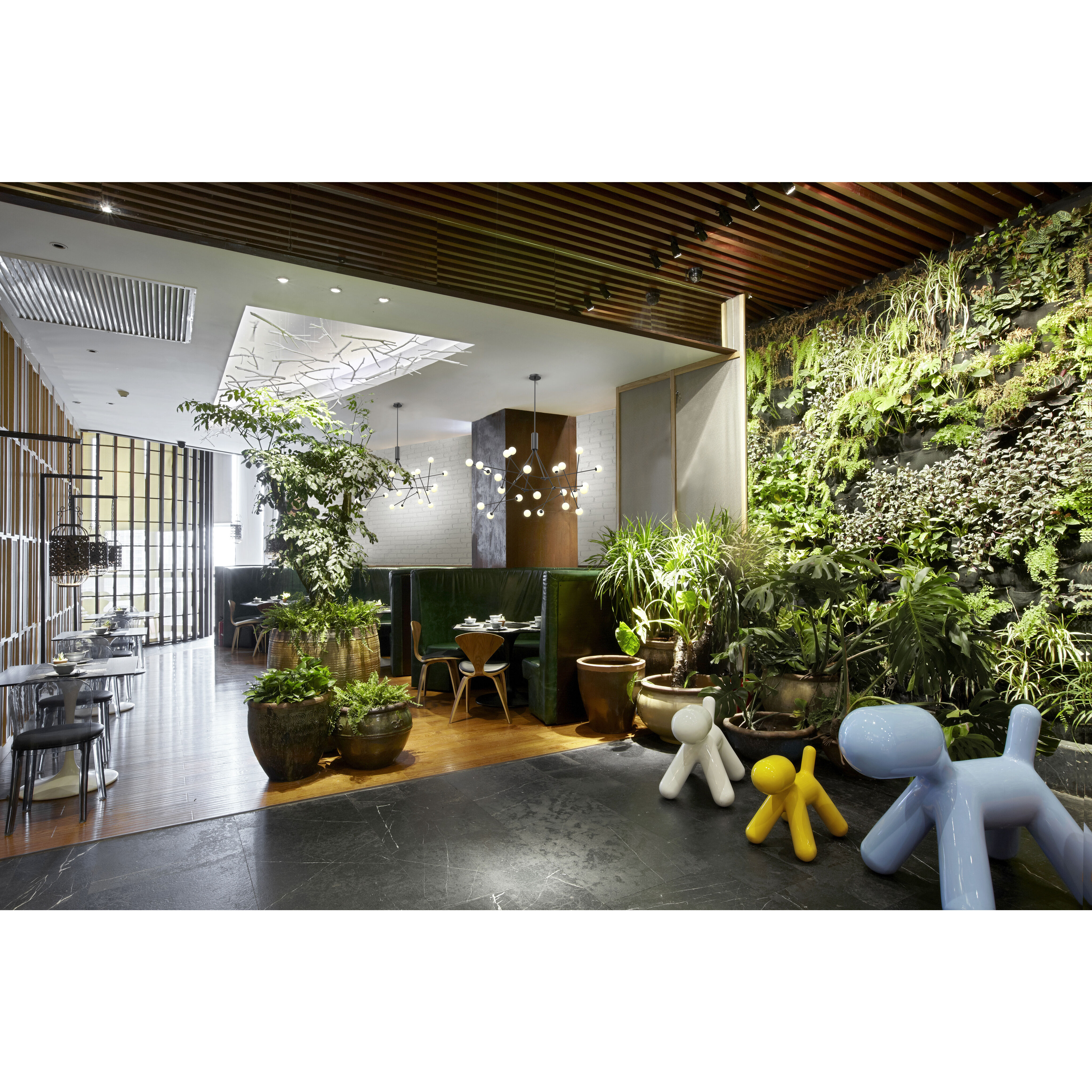 Moto LED 55.63 inch Black Chandelier Ceiling Light