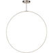 Cirque Pendant Ceiling Light in Brushed Nickel