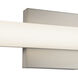 Geri 2 inch Brushed Nickel ADA Wall Sconce Wall Light