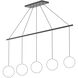 Marquee LED 0.63 inch Black Linear Pendant Canopy System Ceiling Light