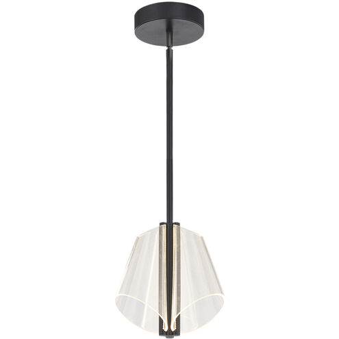 Mulberry LED 10.88 inch Black and Light Guide Pendant Ceiling Light