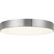 Musa 11.13 inch Brushed Nickel Flush Mount Ceiling Light