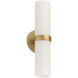 Milano LED 4.75 inch Brushed Gold Wall Sconce Wall Light