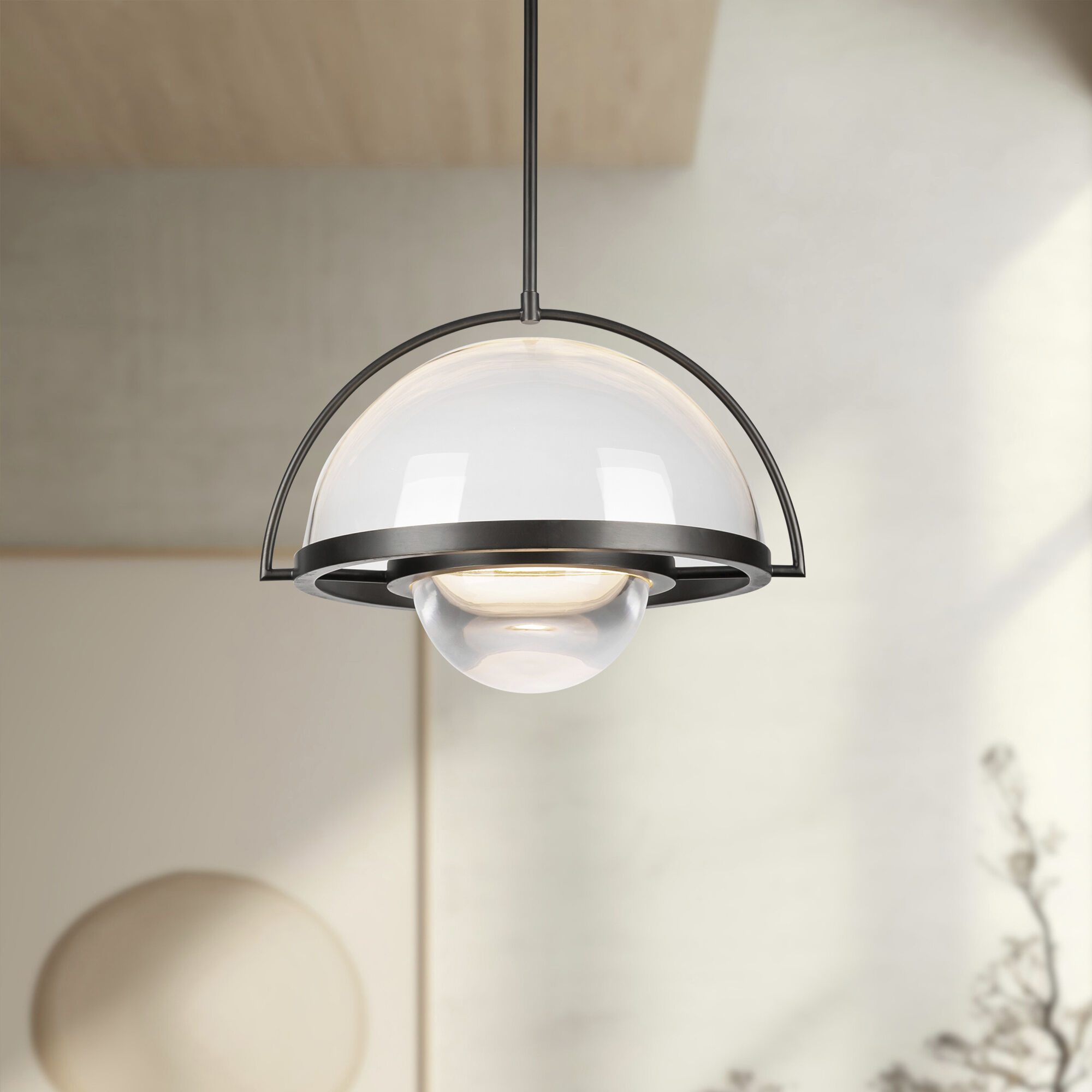 Bowery LED 14.13 inch Urban Bronze Pendant Ceiling Light