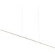 Vega Minor LED 60 inch Brushed Nickel Linear Pendant Ceiling Light