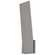 Nevis LED 18.13 inch Gray Exterior Wall Sconce