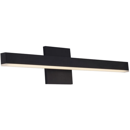 Vega LED 23 inch Black Bath Vanity Light Wall Light