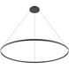 Cerchio LED 70.88 inch Black Pendant Ceiling Light