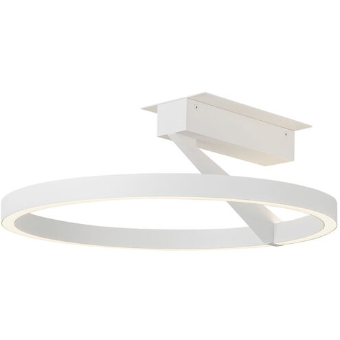 Roda LED 15.75 inch White Semi-Flush Mount Ceiling Light
