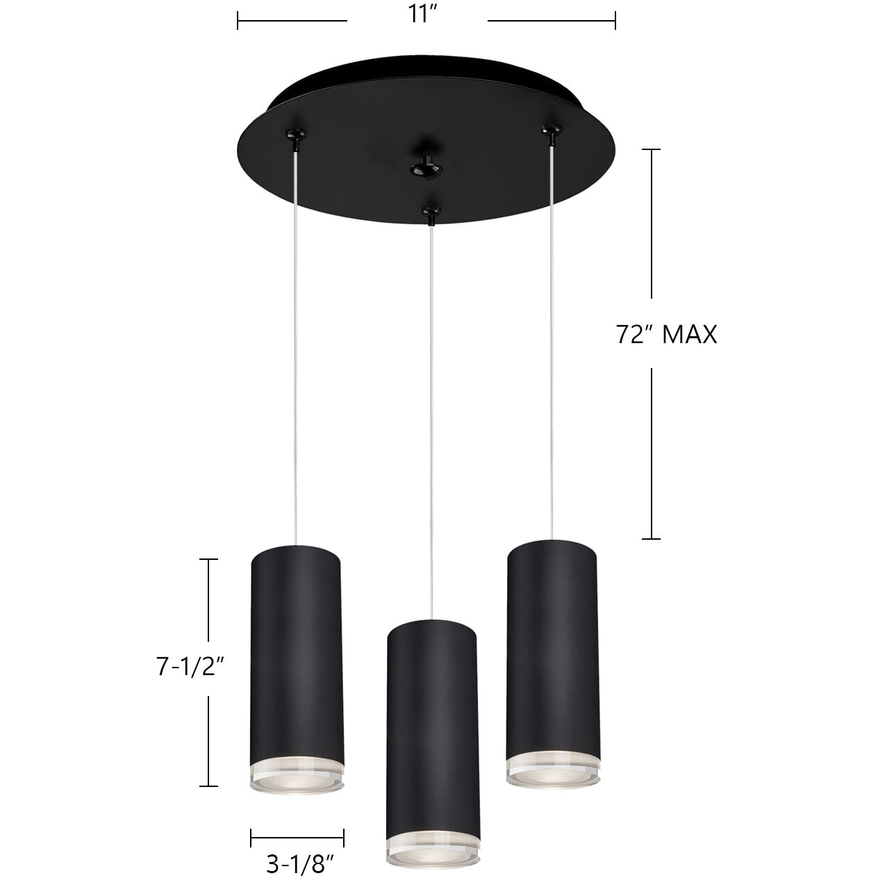 Cameo Multi Pendant Ceiling Light in White