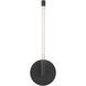 Motif LED 0.75 inch Black ADA Wall Sconce Wall Light
