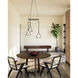 Mobil LED 26.38 inch Black Chandelier Ceiling Light