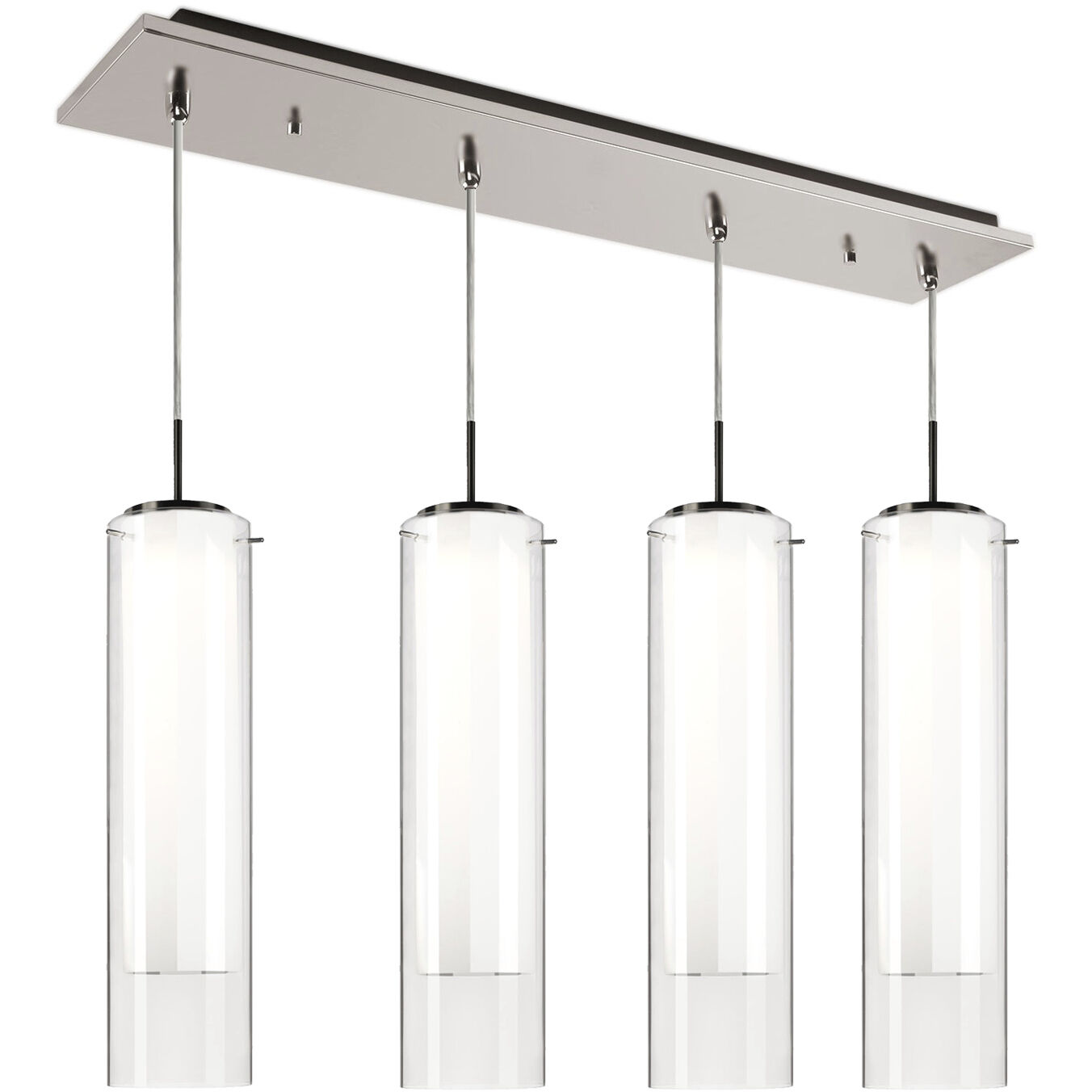 Verona Multi Pendant Ceiling Light in Brushed Nickel