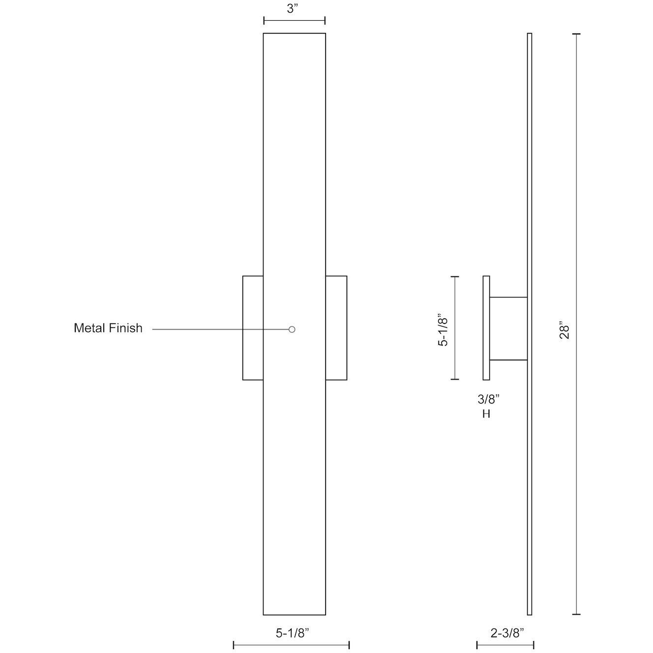 Vesta All-terior Wall Light in Black