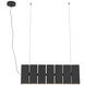 Domino LED 35.5 inch Black Linear Pendant Ceiling Light