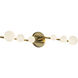 Juniper LED 28.63 inch Brushed Gold Bath Vanity Light Wall Light