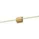 Vega Minor LED 36 inch Brushed Gold ADA Wall Sconce Wall Light