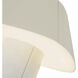 Folio 9.5 inch 5 watt Pearl White Table Lamp Portable Light