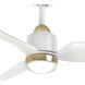 Hugo 52 inch Brushed Gold Ceiling Fan