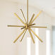 Sirius Minor LED 20.25 inch Brushed Gold Chandelier Ceiling Light