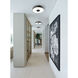 Parker LED 15.5 inch Black Flush Mount Ceiling Light