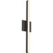 Vega LED 1 inch Black ADA Wall Sconce Wall Light