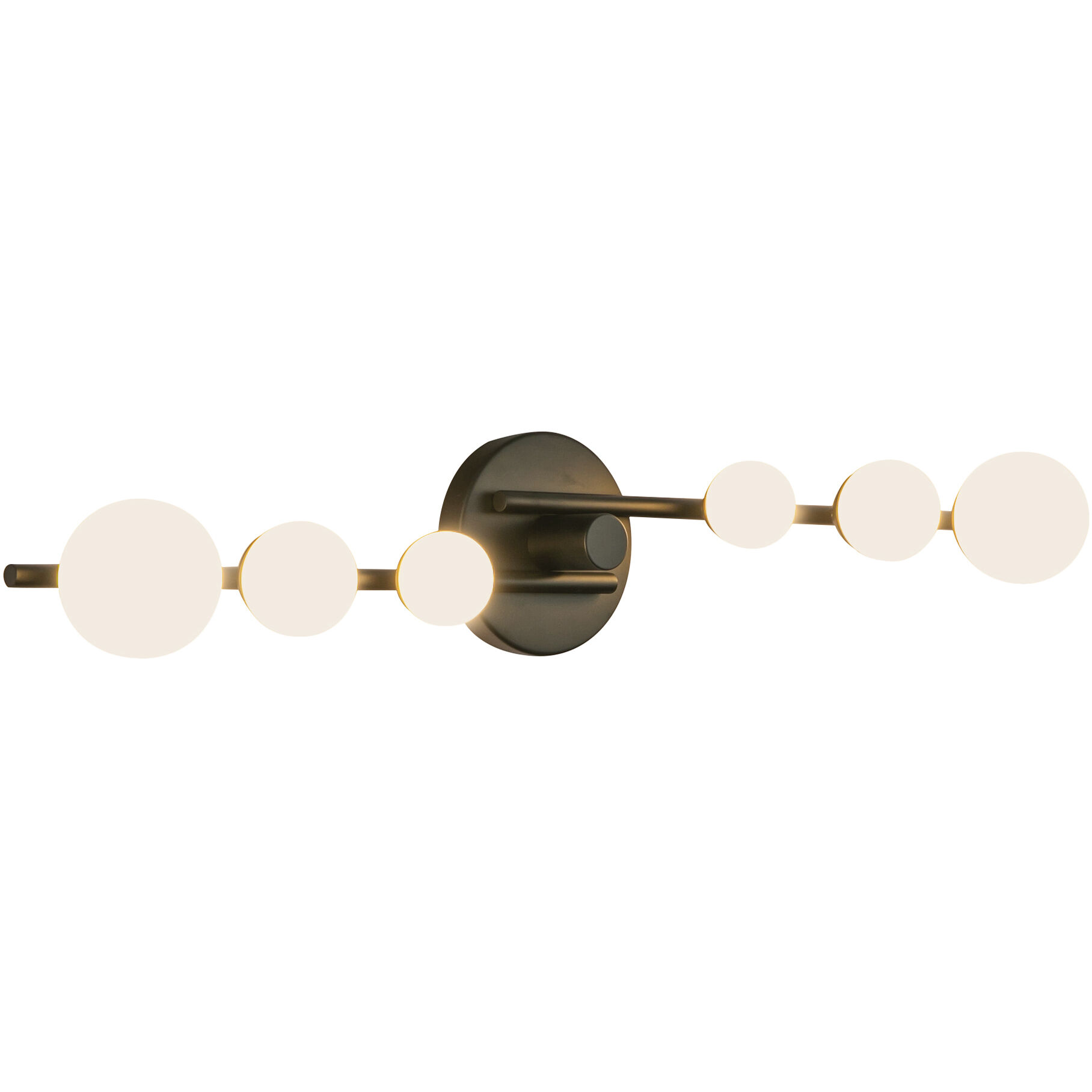 Cypress LED 28.63 inch Black Bath Vanity Light Wall Light