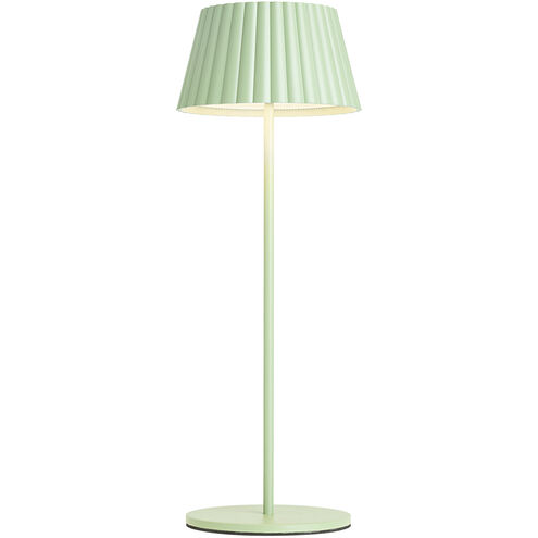 Dario 14.75 inch 3 watt Sage Green Table Lamp Portable Light