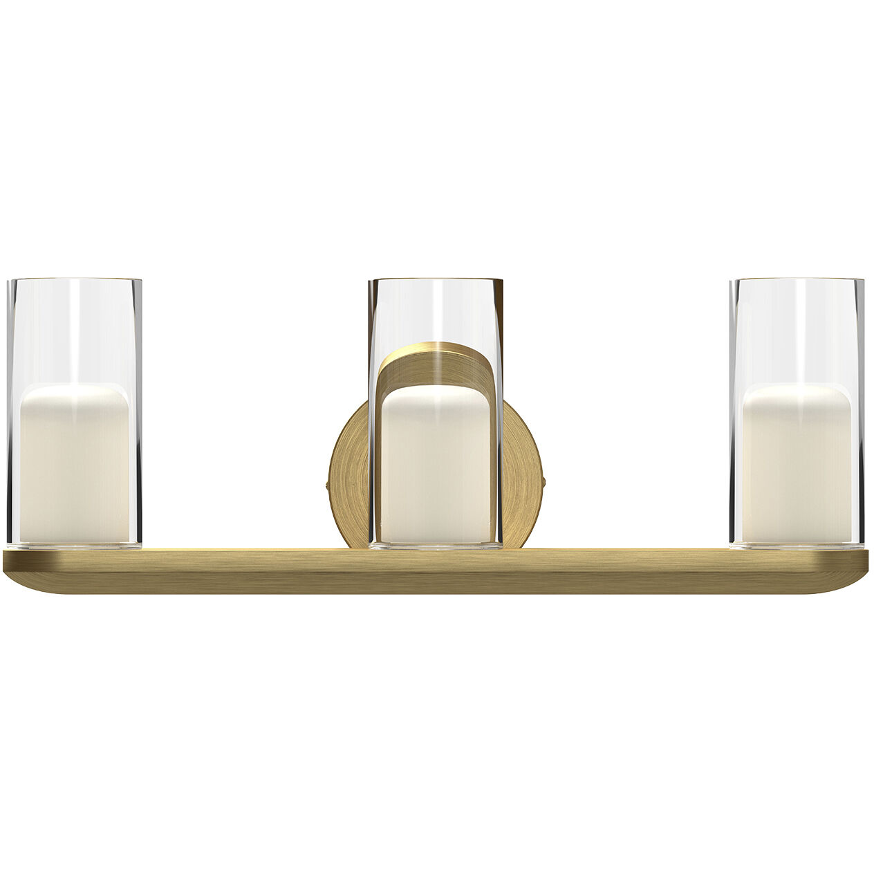Birch Vanity Light Wall Light in Brushed Gold