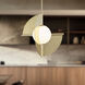 Scorpio LED 16 inch Metallic Brass Pendant Ceiling Light