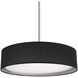 Dalton LED 16 inch Black Pendant Ceiling Light in Five Color Temperatures