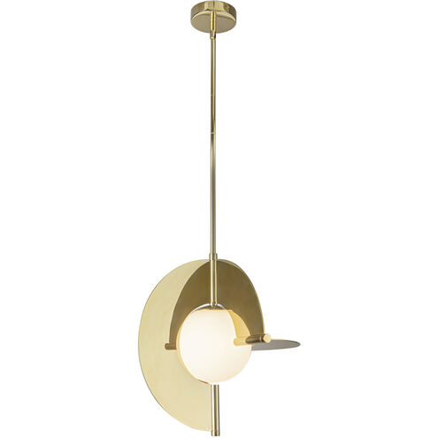 Scorpio LED 16 inch Metallic Brass Pendant Ceiling Light