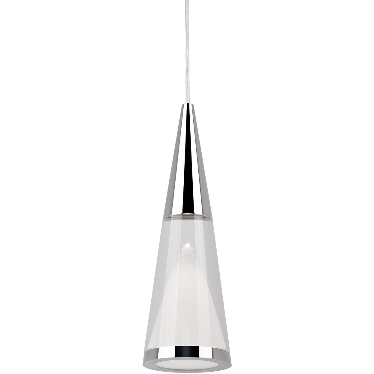Malabar Pendant Ceiling Light in Chrome